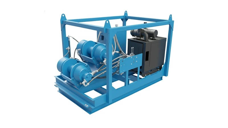 Split Double-Drum Winch — Mid-Capacity